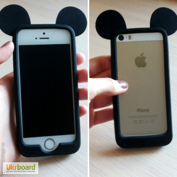 Фото 5. Силиконовый бампер «Микки Маус» на iPhone 5/5S