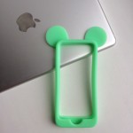 Силиконовый бампер «Микки Маус» на iPhone 5/5S