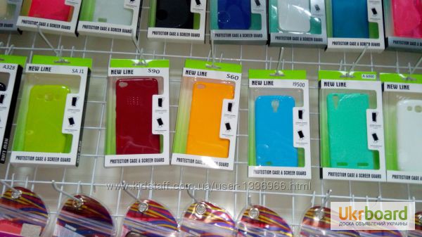 Фото 5. Силиконовый чехол яркие расцветки Fly Lenovo Samsung Xiaomi Яркий силикон чехол