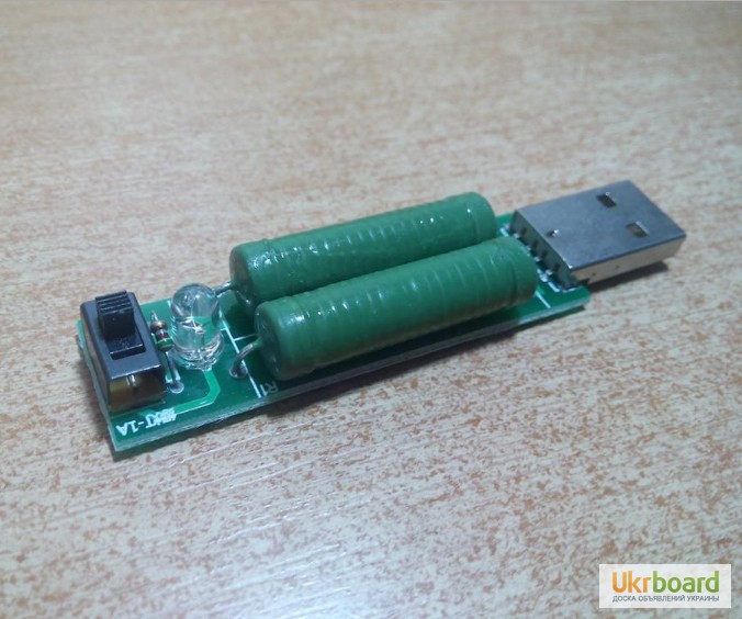 Фото 8. USB нагрузка переключаемая 1А / 2А для тестера по Киеву и Украине видео