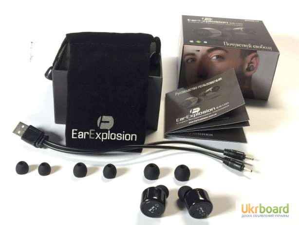 Фото 4. Беспроводные Bluetooth наушники EarExplosion ER100