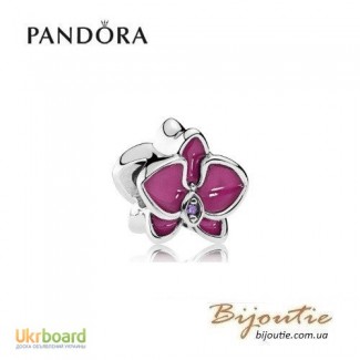 PANDORA Шарм ― пурпурная орхидея 792074EN69