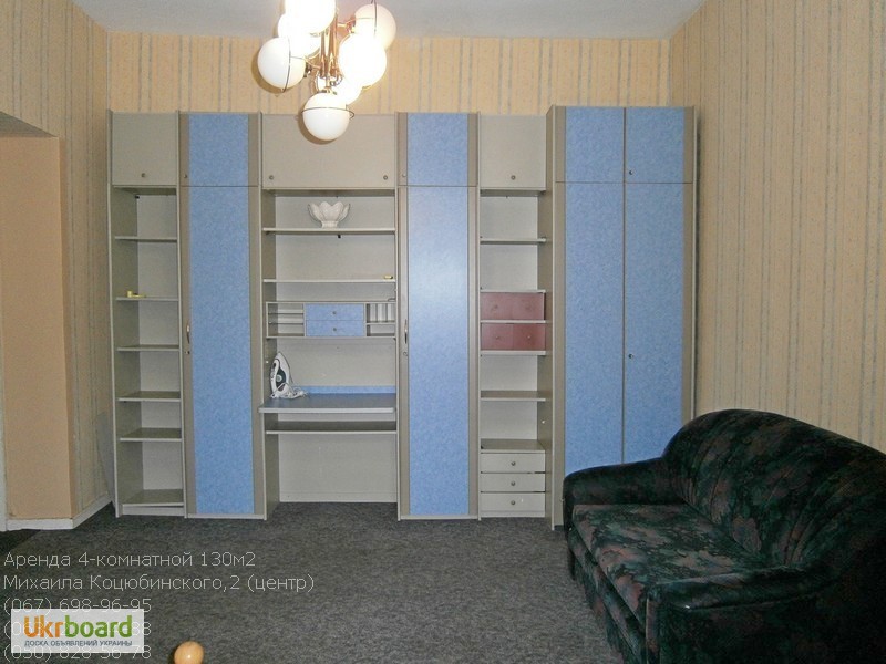 Фото 2. Аренда 4-комнатной в центре Коцюбинского 2. Без %