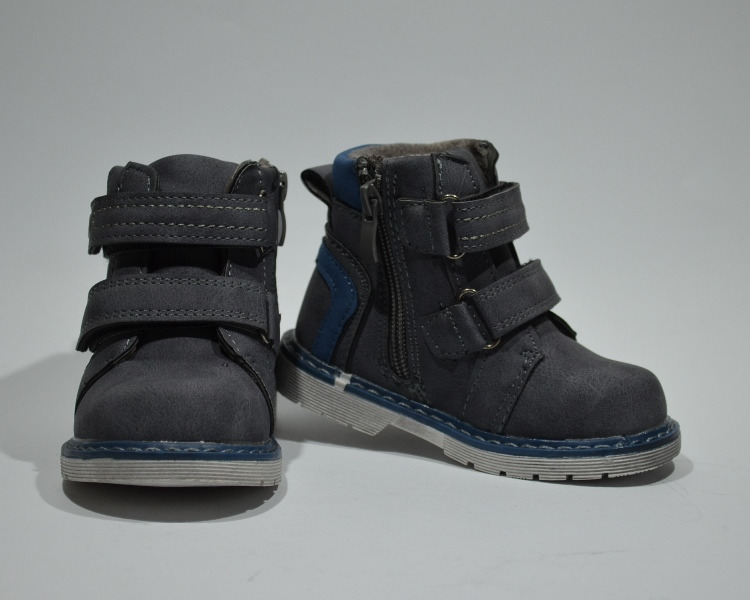 Фото 3. Демисезонные ботинки для мальчиков JONG GOLF арт.A559-2 grey с 22-27 р