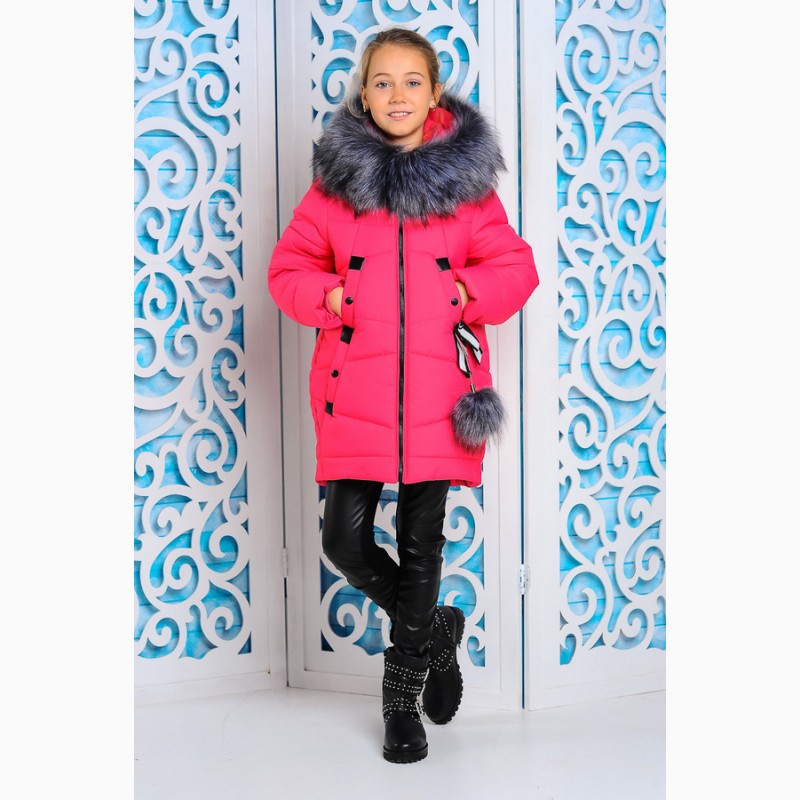 Фото 14. Зимняя куртка для девочки Матильда розовая. Разные цвета