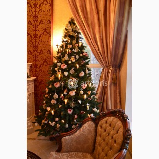 Аренда шикарной новогодней елки 2, 7м с декором премиум класса (посуточно на мероприятие)