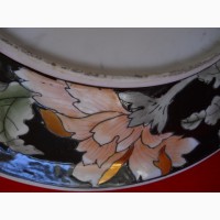 Большое старинное Китайское керамическое блюдо