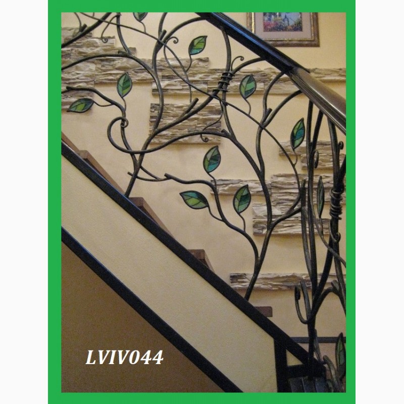 Фото 6. Кованые перила для крыльца, поручни металлические, перила для лестницы