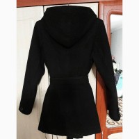 Чёрное-кашемировое пальто