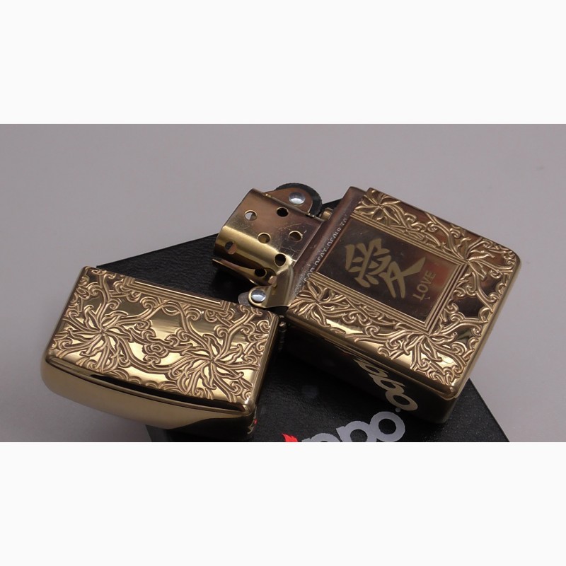 Фото 10. Продам Zippo 49022 ARMOR Lighter Chinese Love Polished Brass