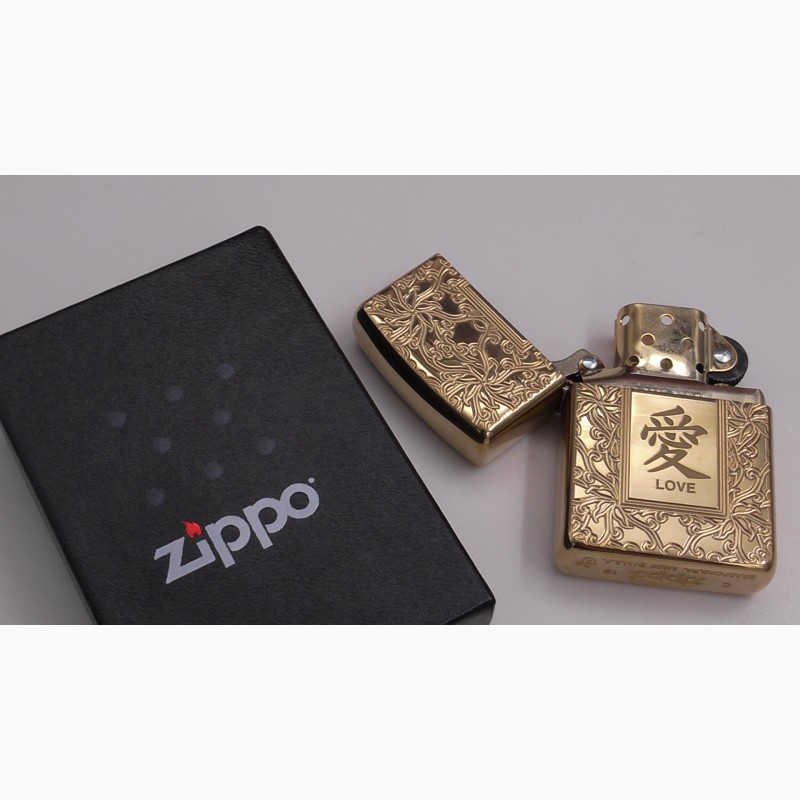Фото 13. Продам Zippo 49022 ARMOR Lighter Chinese Love Polished Brass
