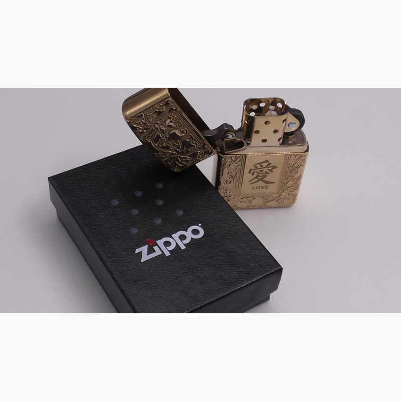 Фото 14. Продам Zippo 49022 ARMOR Lighter Chinese Love Polished Brass