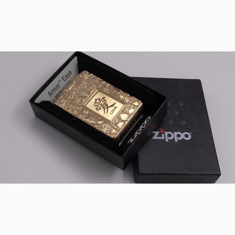 Фото 15. Продам Zippo 49022 ARMOR Lighter Chinese Love Polished Brass