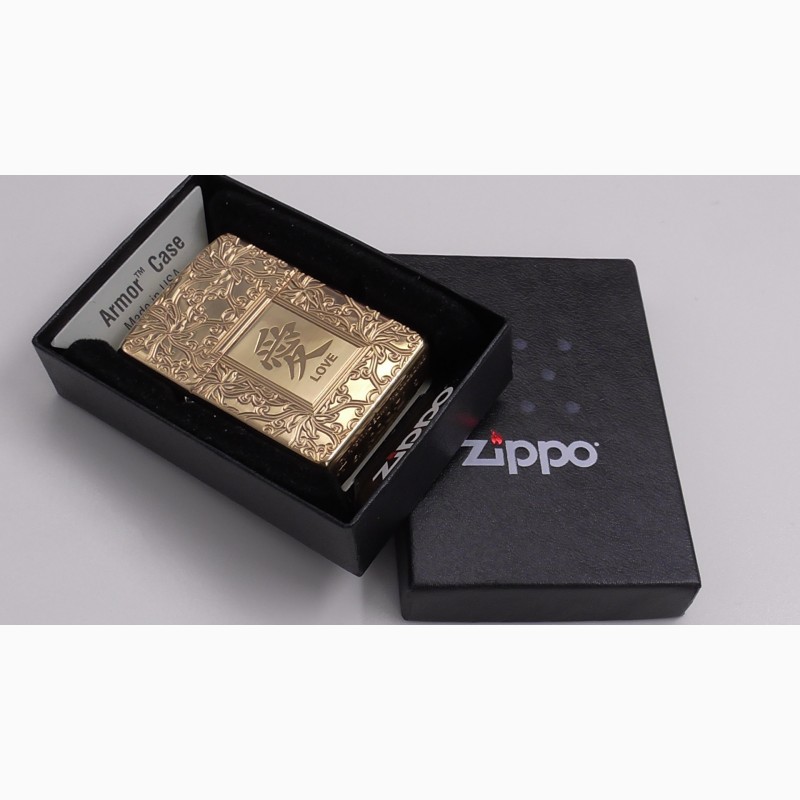 Фото 16. Продам Zippo 49022 ARMOR Lighter Chinese Love Polished Brass