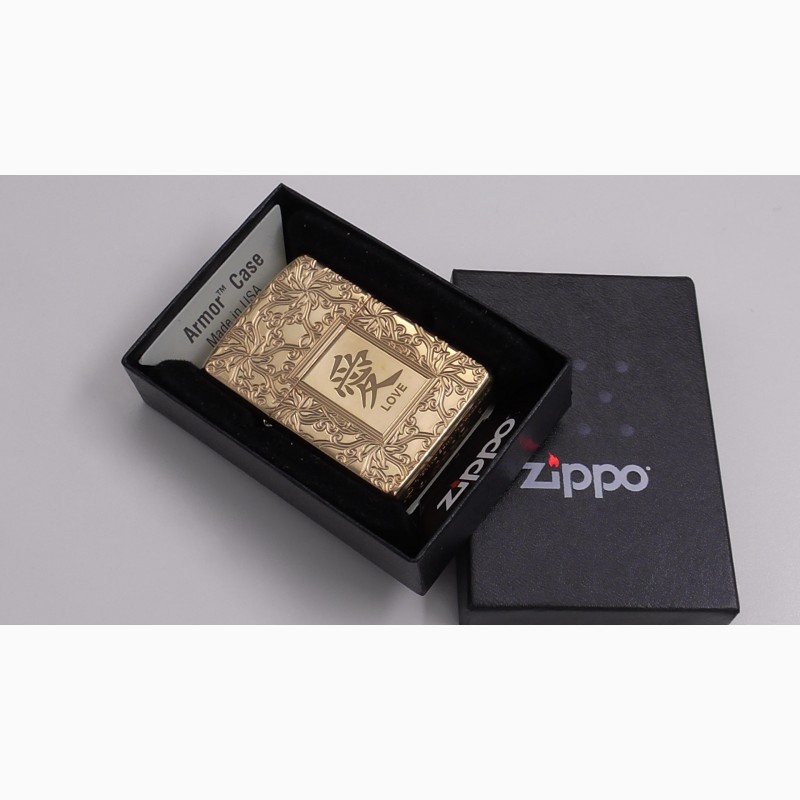 Фото 19. Продам Zippo 49022 ARMOR Lighter Chinese Love Polished Brass