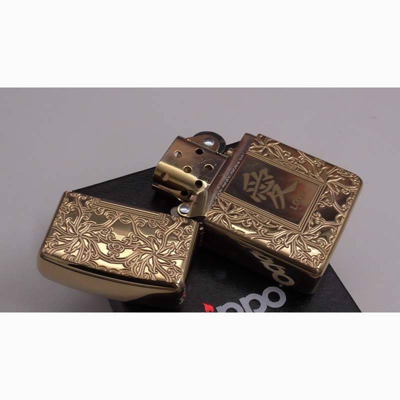Фото 9. Продам Zippo 49022 ARMOR Lighter Chinese Love Polished Brass