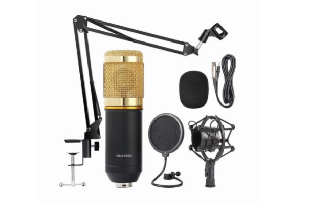 Фото 3. Cудийный микрофон BM800 с пантграфом поп-фильтр для стримов, озвучки отличный стартовый
