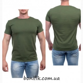 Мужская футболка цвета хаки ТМ Bono (арт. Ф 950107)