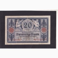 20 марок. 1915г. G 4768456. Германия