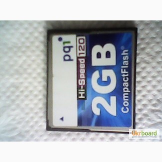 Карта памяти CompactFlash 2GB HI-Speed 120 pq1