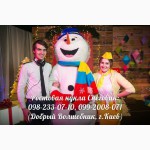 Ростовая кукла Снеговик на праздник, утренник, Новый год, корпоратив, Снеговик-почтовик