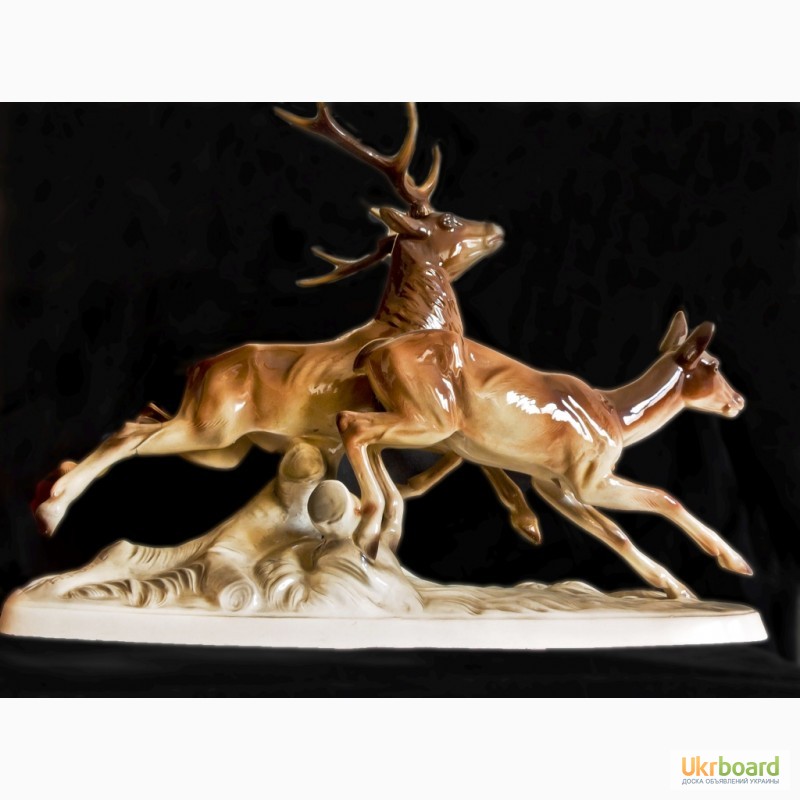 Продам статуэтку «Бегущие олени» (Австрия, 50х годов)
