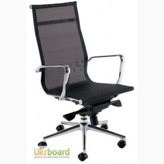 Офисное кресло для руководителя Q-07HBM сетка / мультиблок