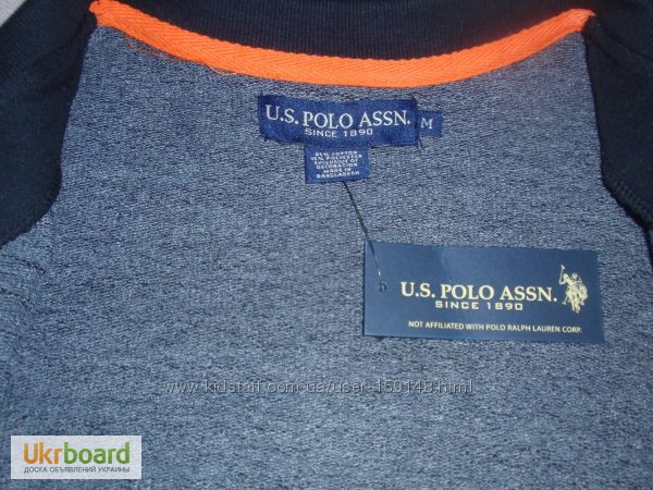 Фото 6. Фирменная кофта U. S. Polo Assn оригинал из США р-р M
