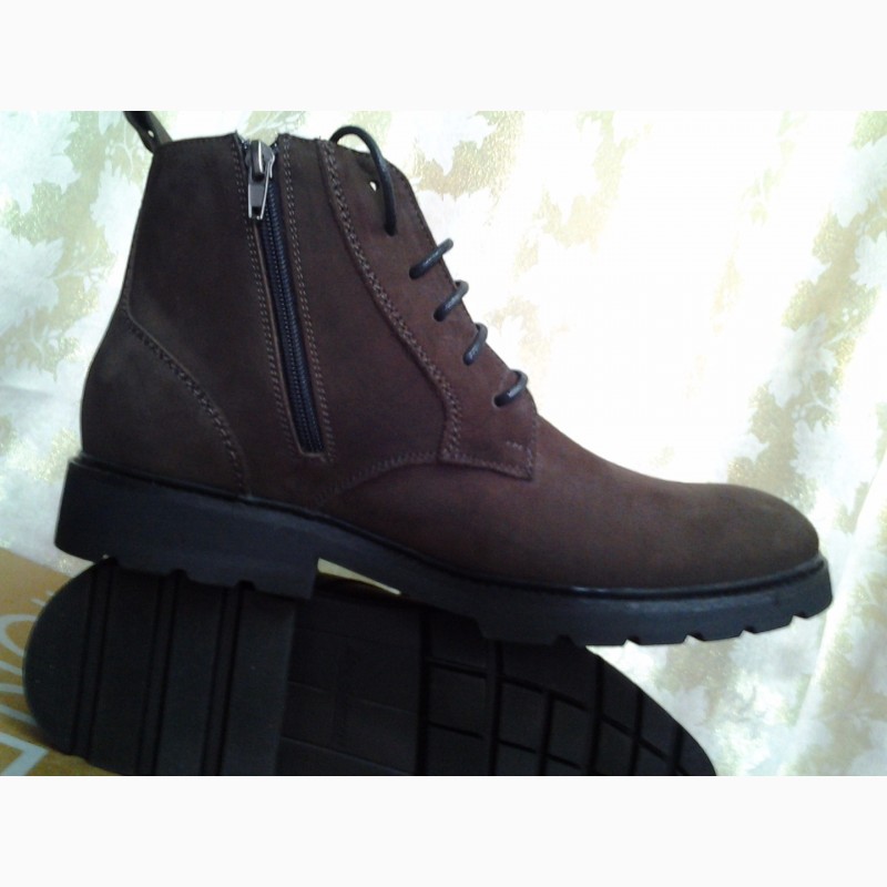 Фото 2. Стильные демисезонные мужские ботинки коричневые Lioneli(Faro) Распродажа