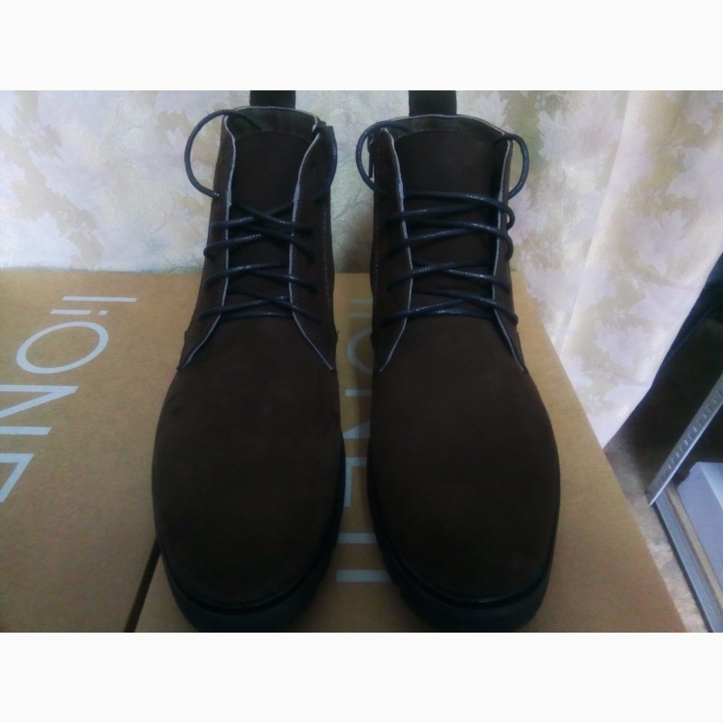 Фото 3. Стильные демисезонные мужские ботинки коричневые Lioneli(Faro) Распродажа
