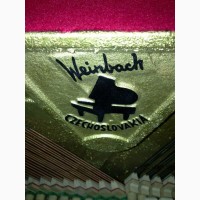 Шикарное белое лакированое пианино после полной реставрации. Weinbach