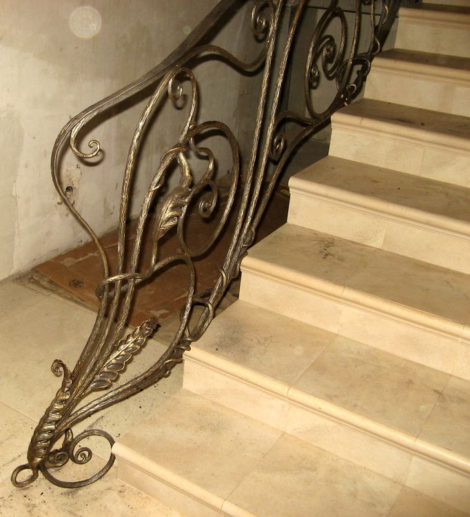 Фото 12. Ковані перила на сходи. Київ