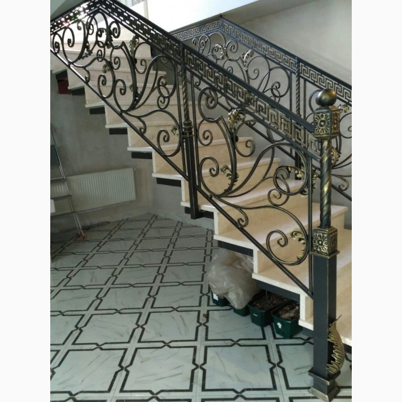 Фото 14. Ковані перила на сходи. Київ