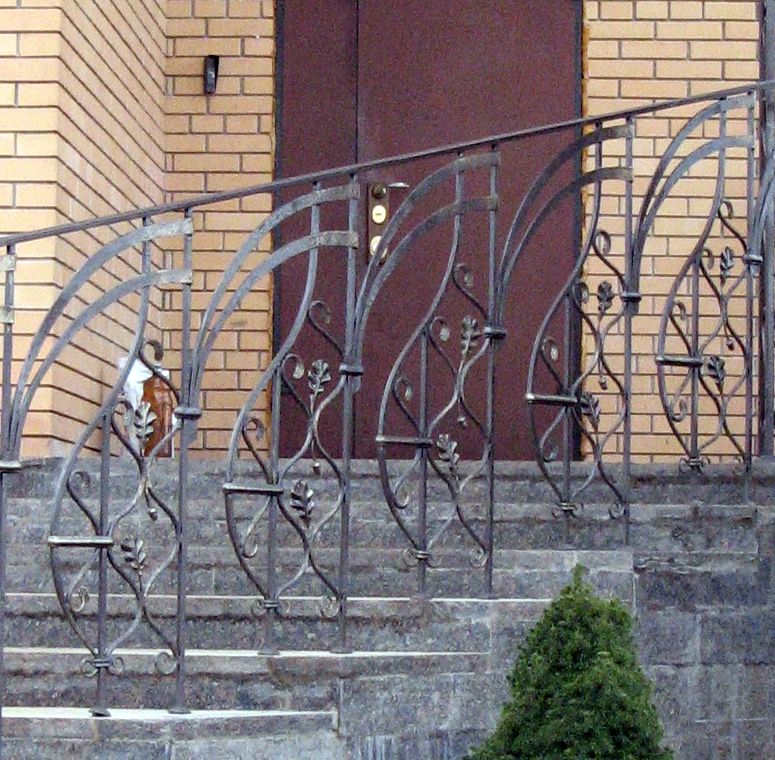 Фото 18. Ковані перила на сходи. Київ