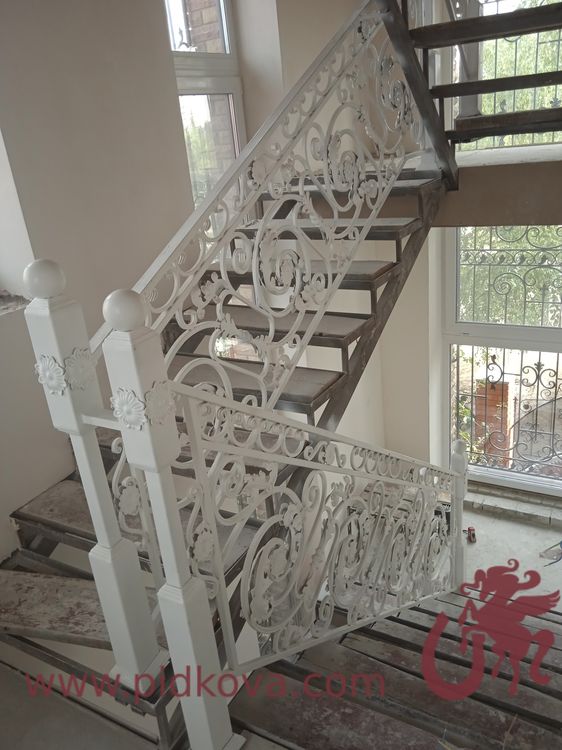 Фото 8. Ковані перила на сходи. Київ