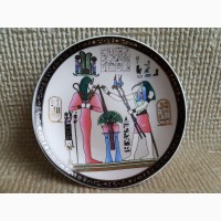 Тарелка настенная декоративная, Египет, фарфор, 10см