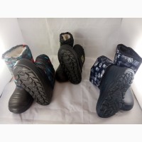 Сапожки дутики для Мальчиков, недорогая детская зимняя обувь распродажа