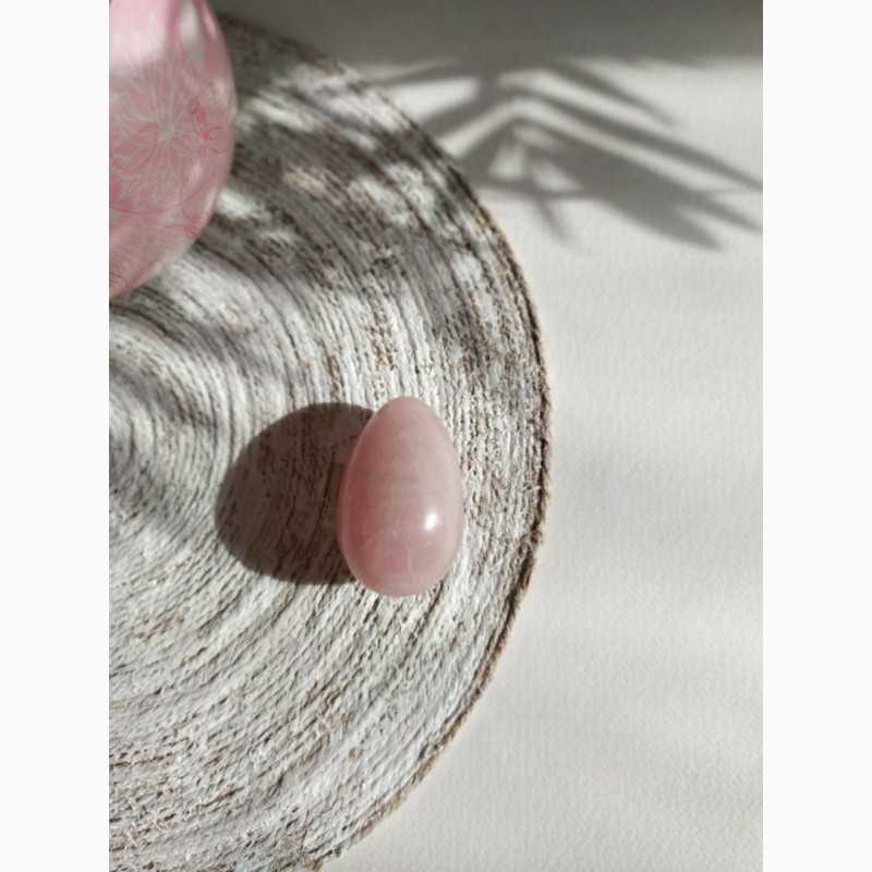 Фото 3. Розовый кварц. Яйцо. Тренажер Кегеля