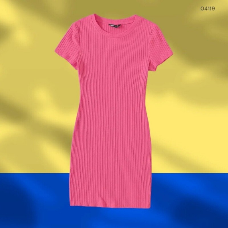 Фото 4. Жіноча базова сукня рубчик чорна бежева беж рожева молодіжна чорна жіноче плаття