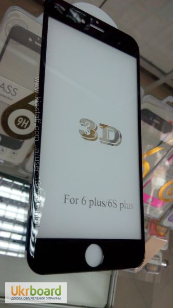 Фото 4. 3D Защитное стекло iPhone 6, 6+ Samsung S7 edge 3D Защитное стекло iPhone Samsung