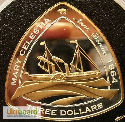 Фото 3. Продам монету Bermuda 2006 Mary Celestia 3 Dollars Gold