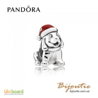 Оригинал PANDORA шарм 8213; рождественский щенок 791769EN39
