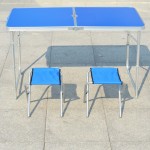 Набор складной стол и стулья, столик для пикника складной алюминиевый купить