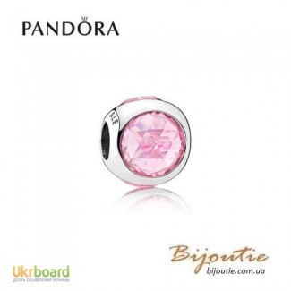 PANDORA шарм ― розовая сверкающая капля 792095PCZ