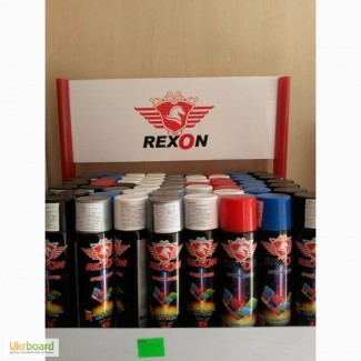 Краска аэрозольная Rexon, эмаль в балончиках