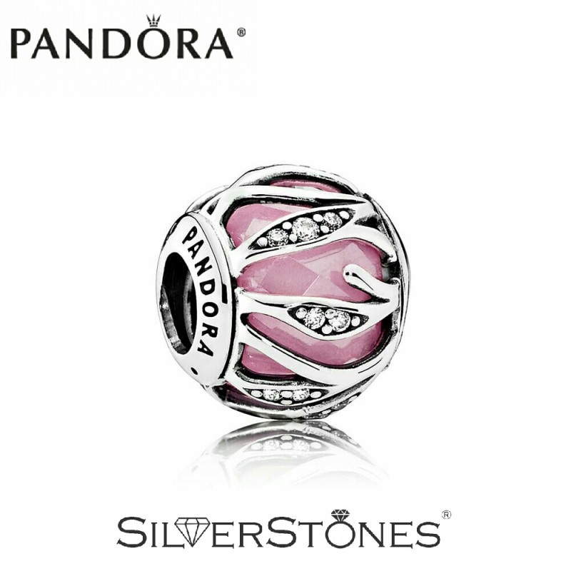 Скидки! Оригинал Pandora Пандора шарм бусина Розовое сияние природы 791969PCZ