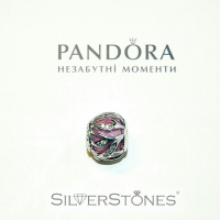 Скидки! Оригинал Pandora Пандора шарм бусина Розовое сияние природы 791969PCZ