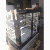 Кондитерская холодильная витрина КУБ длина 1.3 метра (новая на складе в Киеве)