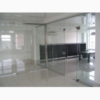 Стеклянные перегородки для офиса и дома с использованием закаленного стекла