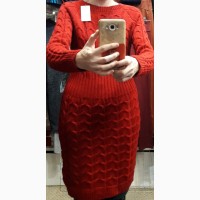 Платье Новое Вязаное женское зимнее M-L, 46